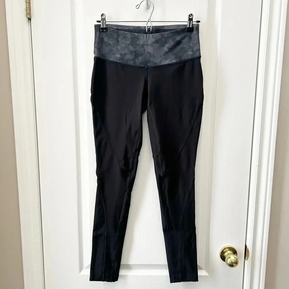Ricki’s Workout  Leggings Gym Activewear Black Grey Size XS - Picture 4 of 16